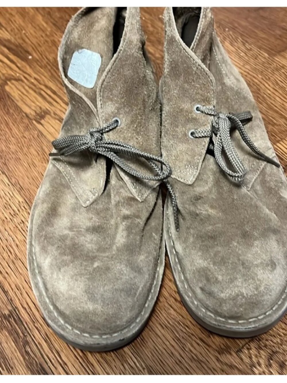 Clarks Desert Boots Men's Suede Taupe Size 11 Ortholite